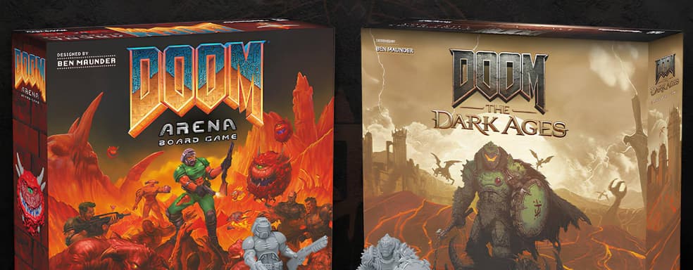 Настольная игра DOOM – Arena Board Game обзавелась обзорным видео и превью-роликом