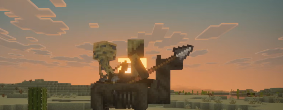 Mojang показала новых мобов Minecraft — верблюда-кадавра и барханника с иммунитетом к солнечному свету