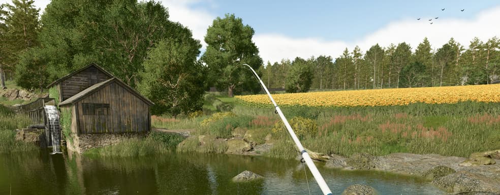 В Farming Simulator 25 добавили рыбалку и возможность выращивать лук