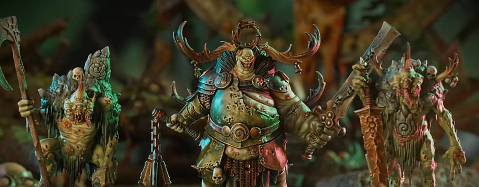 Битва с приспешниками Нургла: разработчики настольной игры Warhammer Quest: Darkwater представили 49 миниатюр