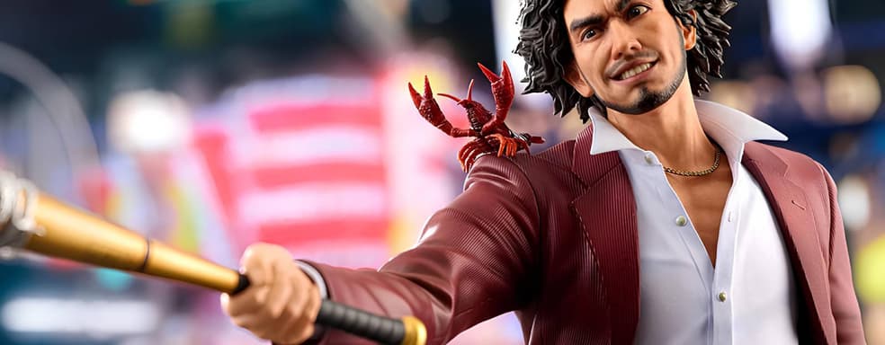 Kotobukiya открыла предзаказ на статую Ичибана Касуга и боевого рака Нэнси из Yakuza: Like a Dragon