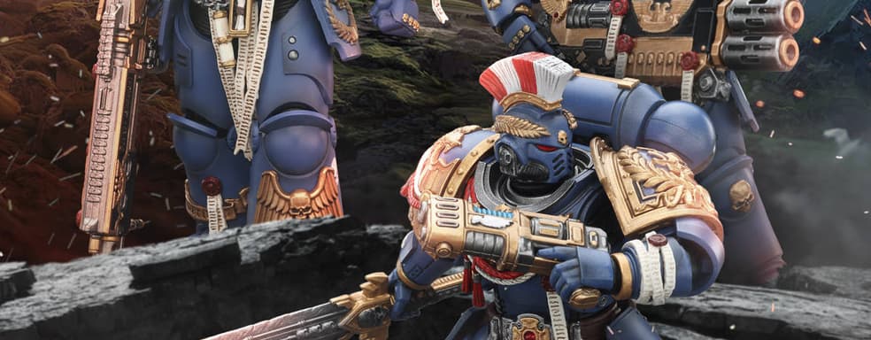 JoyToy открыла предзаказ на фигурки Ультрамаринов из Warhammer 40000: Space Marine 2 в реликтовой и ремесленной броне