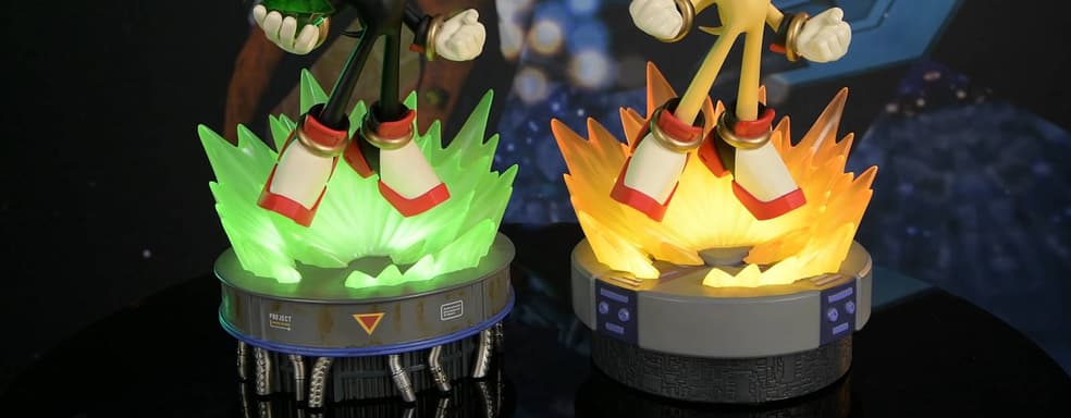 Совершенная форма жизни: First 4 Figures открыла предзаказ на статуи Шэдоу и Супер Шэдоу из Sonic Adventure 2