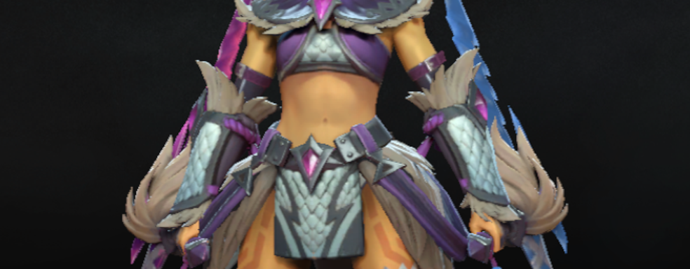 В Dota 2 стартовал коллаб с Monster Hunter — свинка в короне, девушка-антимаг и другие скины