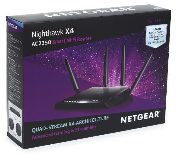 Упаковка Netgear R7500 Упаковка Netgear R7500
