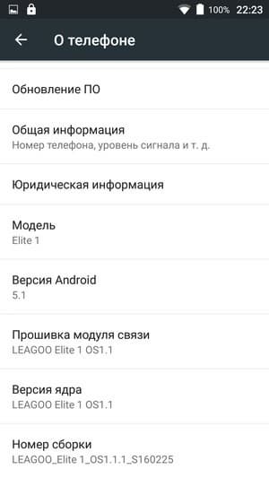 Смартфон Leagoo Elite 1