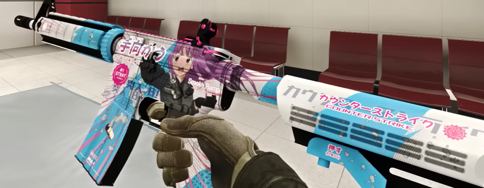 CS GO впервые с 2020 года обновила пиковый онлайн в Steam. В продаже кейс с аниме скином M4A4 и не только