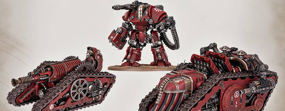 Мощь Адептус Механикус: представлены танки «Криос» и «Каракнос» для Warhammer: The Horus Heresy