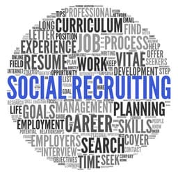 Social networks are now used much more often in recruitment