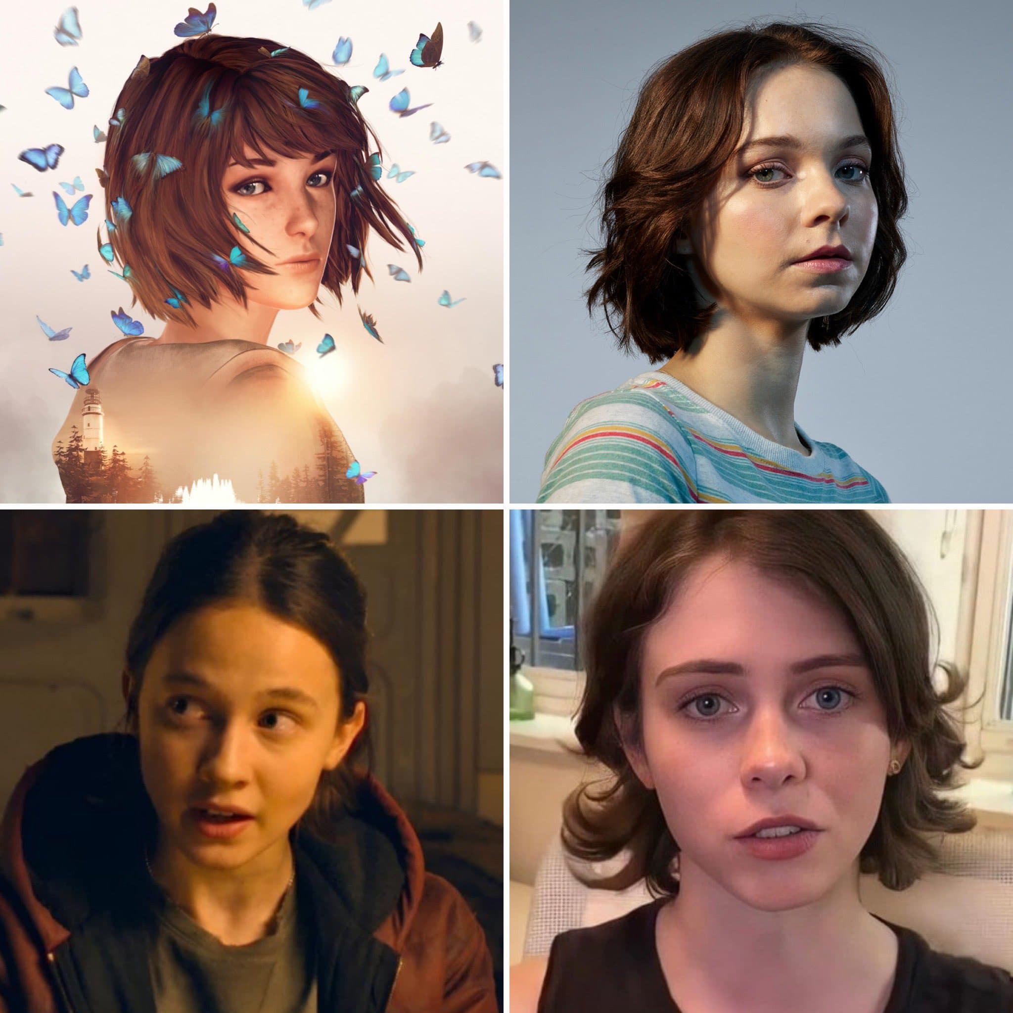 Слева направо: Макс Колфилд, Эмма Майерс, Кейли Спейни, София Лиллис