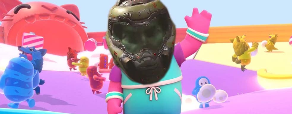 Жестокая милота – в Fall Guys появятся костюмы в стиле Doom