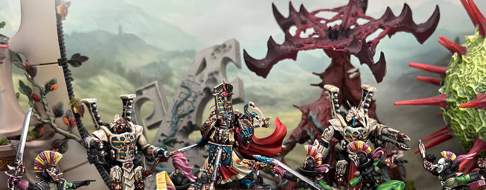 Привет от Тысячи Сынов: авторы настолки Warhammer 40,000 показали диорамы с новыми роботами Сехетар