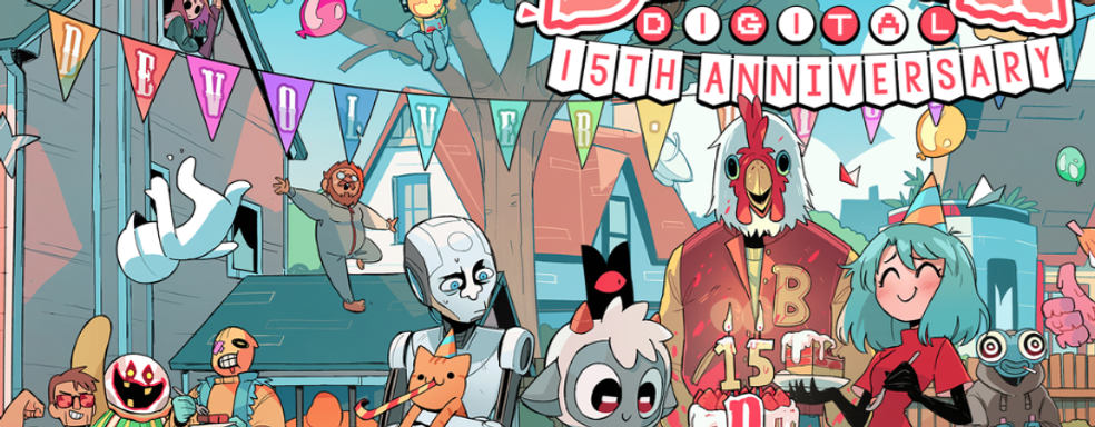 Таинственная красотка из рекламы Devolver Digital вернулась, чтобы отметить 15-летие издателя