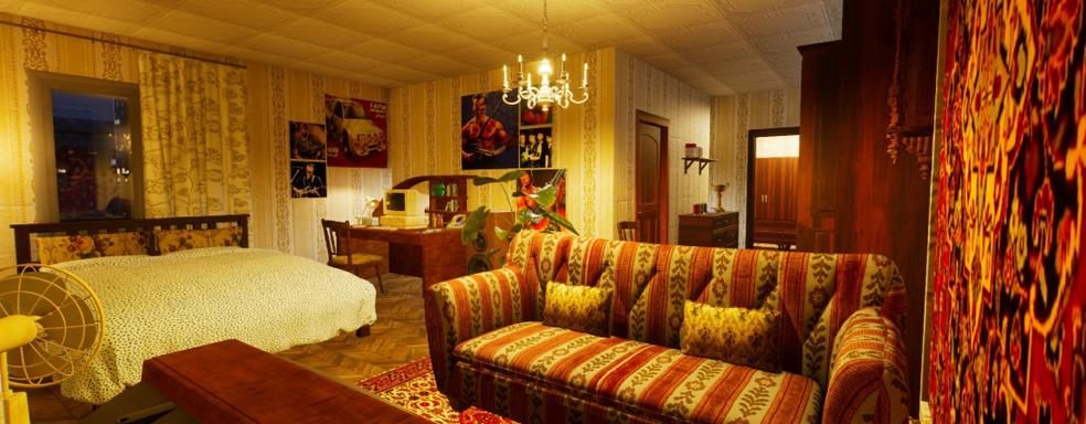 В inZOI создали «хрущёвку» с аутентичными коврами и советским убранством