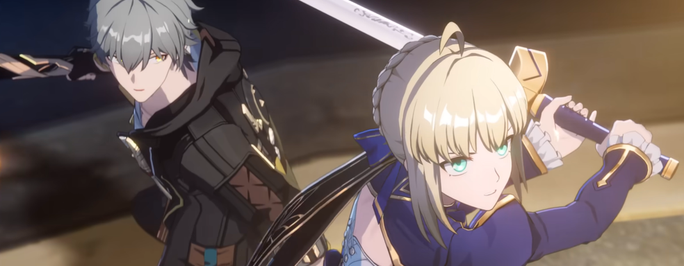 Вышел трейлер коллаба Honkai Star Rai и Fate/stay night с новыми героями