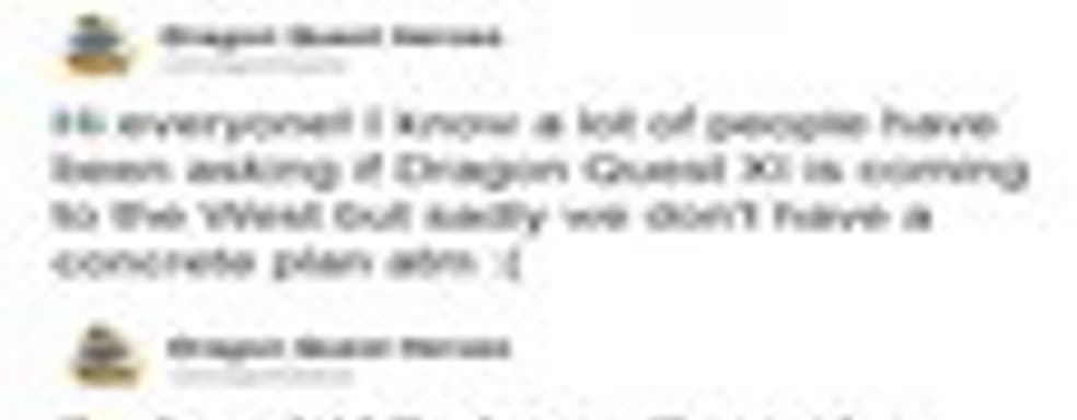 Square Enix пока не знает, выйдет ли Dragon Quest XI на Западе