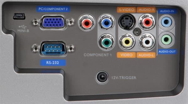 Проектор BenQ W1500, интерфейсы Проектор BenQ W1500, интерфейсы