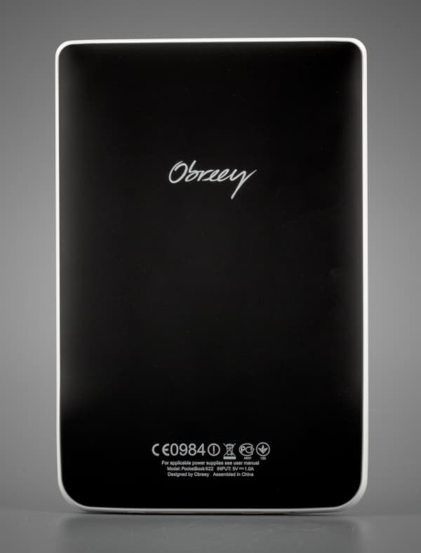 PocketBook Touch — вид сзади