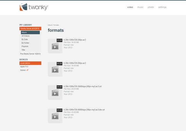 Интерфейс Thecus N2810 Интерфейс Thecus N2810