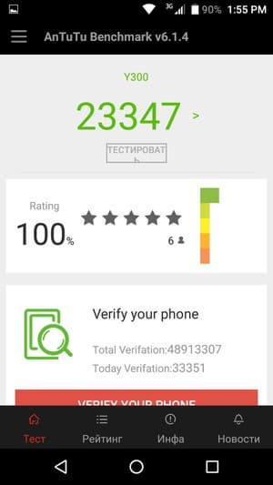 Смартфон Doogee Y300