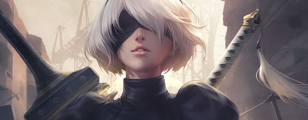 Чёрно-белая красота – представлена новая фигурка 2В из Nier Automata в откровенном наряде платье, которую можно раздеть