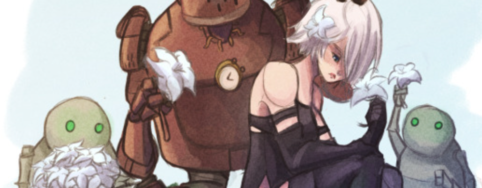 NieR Automata Anime Authors Showcase Pascal and Village