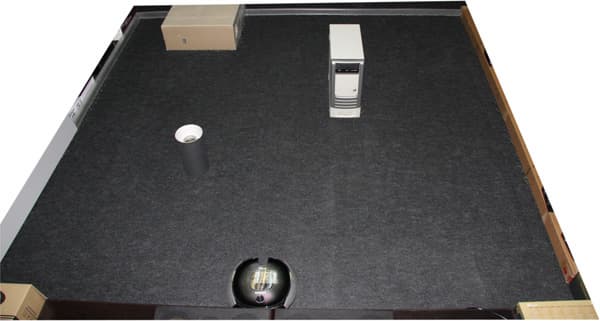 Робот-пылесос Samsung Navibot Silencio SR8895, после уборки в режиме Максимум+Турбо+Уборка у стены