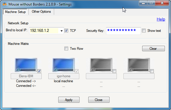 Настройки размещения компьютеров совсем просты, но в большинстве случаев их будет достаточно