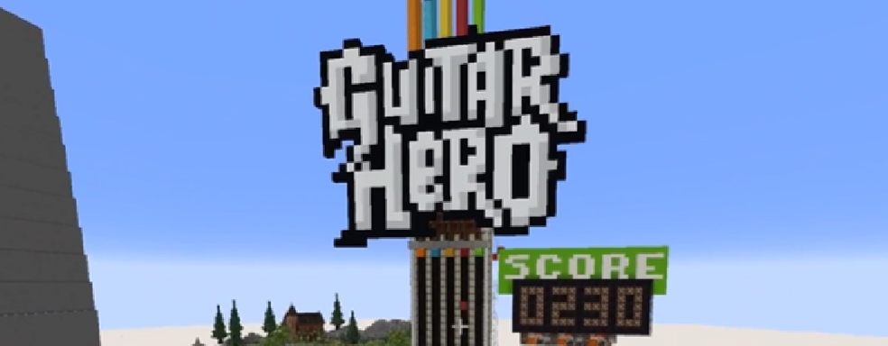 Появилась новая Guitar Hero, но не игра. В Minecraft построили аналог на редстоуне, управляемый морковкой, мясом и драгоценностями