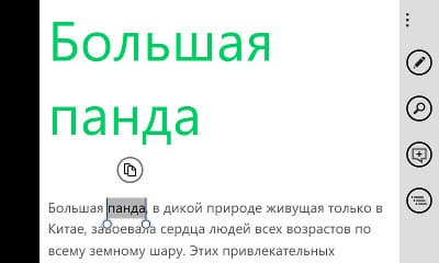 Microsoft Word Mobile в Nokia Lumia 720 Microsoft Word Mobile в Nokia Lumia 720