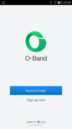 Скриншот приложения Oppo O-Band Скриншот приложения Oppo O-Band