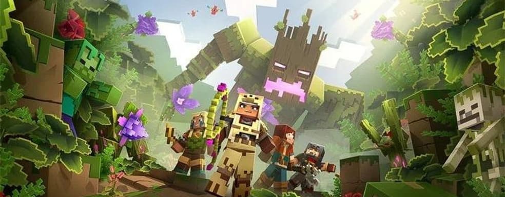 Дополнение Jungle Awakens для Minecraft Dungeons выходит в июле