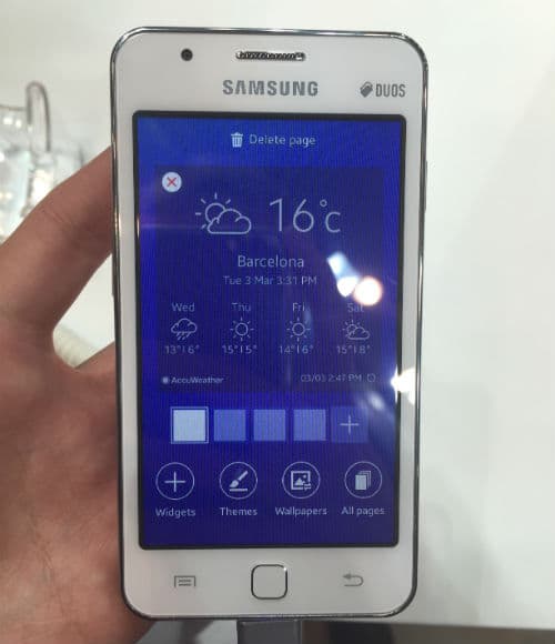 Samsung Z1 на Mobile World Congress 2015