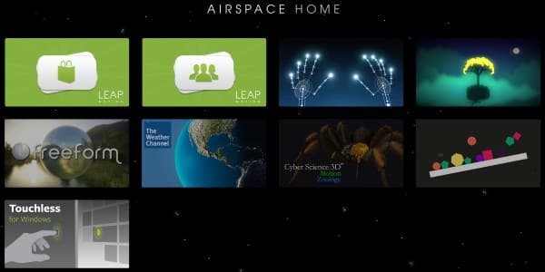 Программное обеспечение контроллера Leap Motion