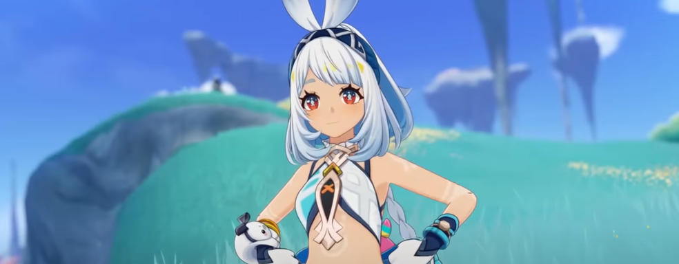 Обзорный трейлер Муалани, девушки-сёрфингистки Genshin Impact