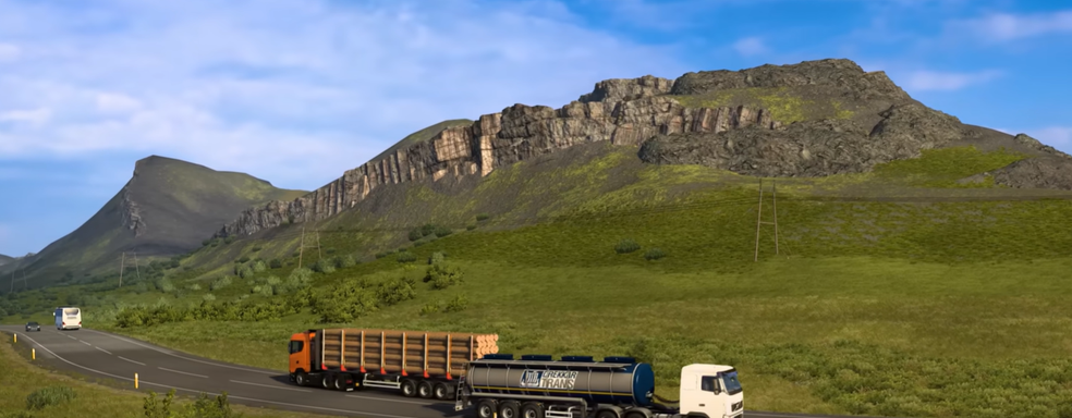 Первый трейлер и скриншоты «страны огня и льда» в Euro Truck Simulator 2. Представили дополнение про Исландию