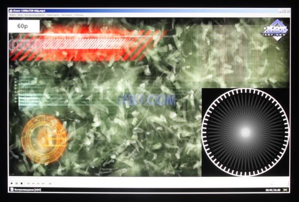 Комплект BenQ WDP01, тест на пропуск кадров