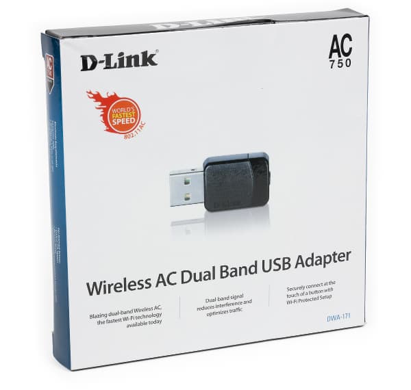 Упаковка D-Link DWA-171 Упаковка D-Link DWA-171