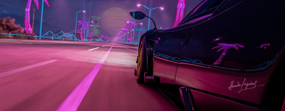 Море неона и безумие ретро-музыки. Forza Horizon 5 получит ретровейв дополнение