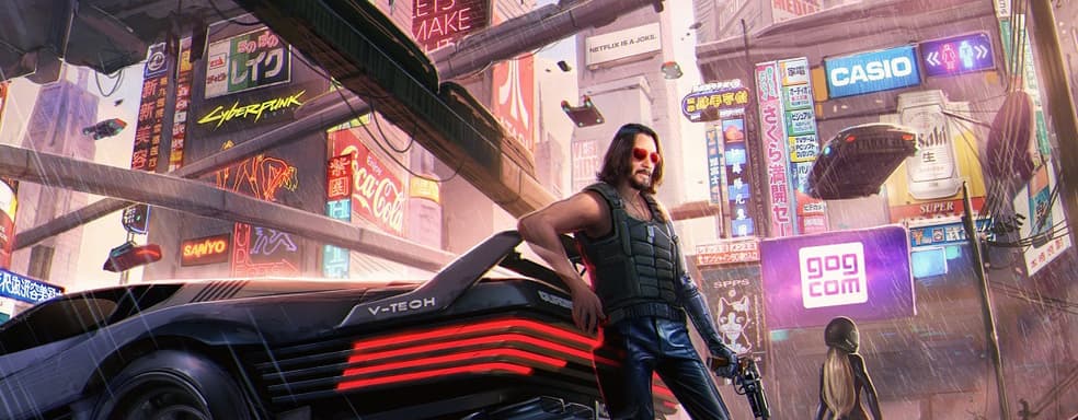 Влияние погоды на декорации в Cyberpunk 2077 и сравнение Trauma Team образца 2018 и 2020 года