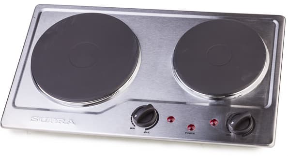 Двухконфорочная электрическая плитка Supra HS-410