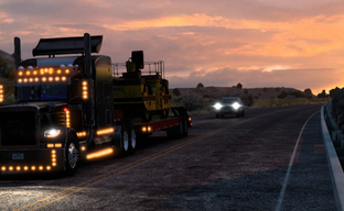 Northern Lights in Euro Truck Simulator 2 and ATS. Exploring the 1.49 Update Beta