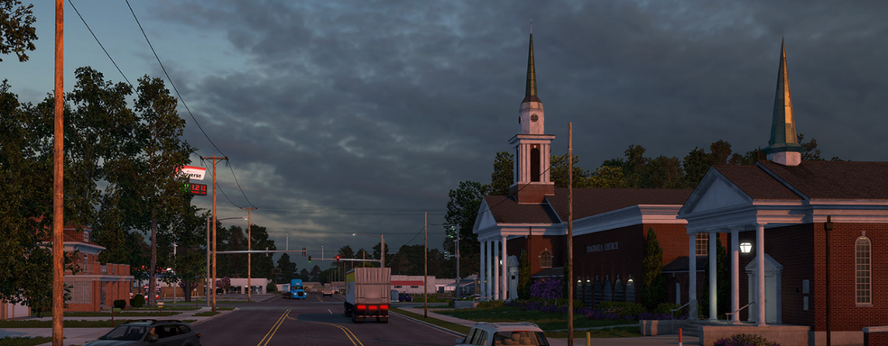 Городские пейзажи Арканзаса в American Truck Simulator: новые скриншоты дополнения