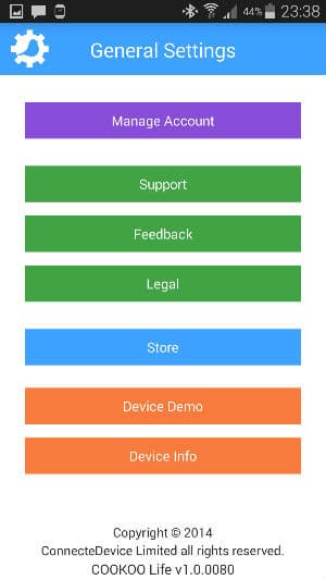 Скриншот приложения Cookoo Life Скриншот приложения Cookoo Life