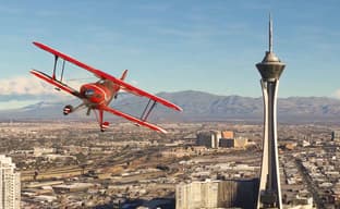 Microsoft Flight Simulator will send you on a trip to Las Vegas. The update added a popular city