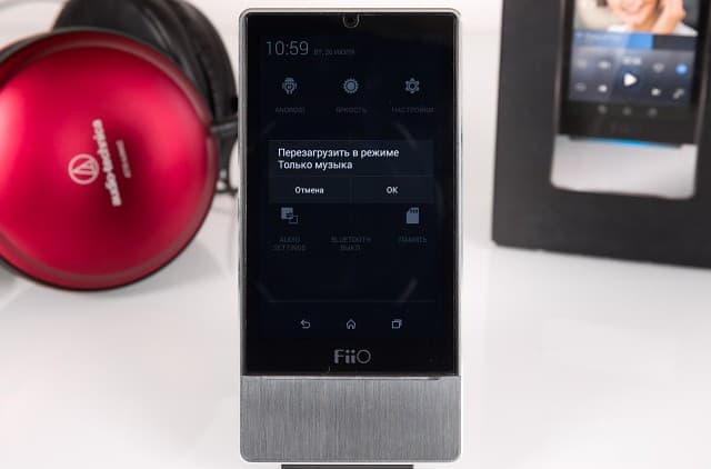 Аудиофильский Hi-Res DSD 384/32 плеер FiiO X7 и усилитель мощности FiiO AM2