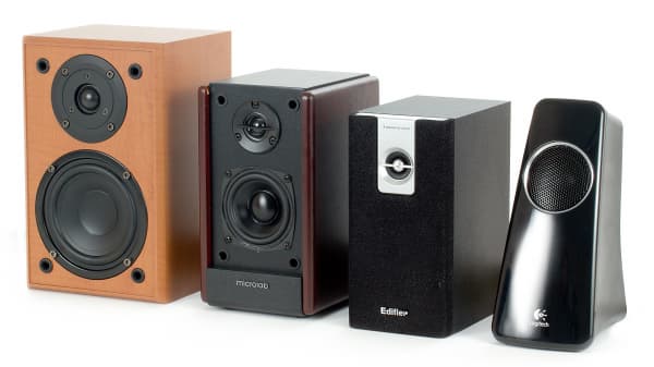 Сравнение внешнего вида сателлитов Edifier HCS2330, Logitech Z523, Microlab FC530U, Sven MS-970 Сравнение внешнего вида сателлитов Edifier HCS2330, Logitech Z523, Microlab FC530U, Sven MS-970