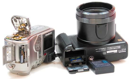 Panasonic DMC -FZ10 и Olympus UltraZoom C -750