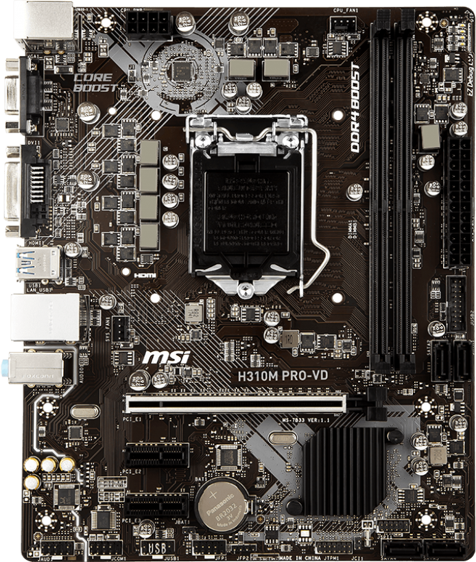 Плата MSI H310M PRO-VD