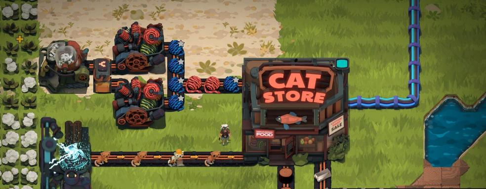 Ответ Factorio от российской студии. Вышла полная версия Learning Factory о создании фабрики для котиков с машинным обучением